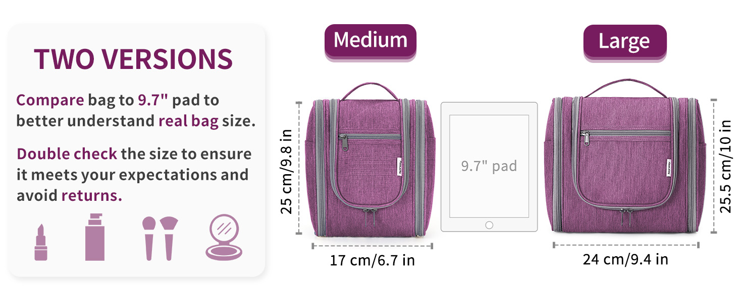 Косметичка для подорожей Narwey Klein: жіноча та чоловіча, для дітей, рожева (компактна)