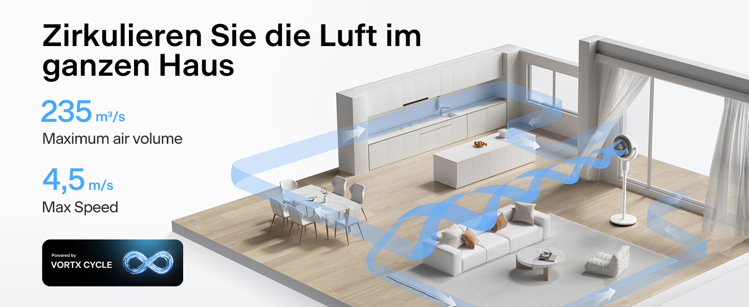 Вентилятор торнадо PELONIS з пульт дистанційного керування, дисплеєм, 3D циркуляцією, тихий (36.5dB), потужний (10м повітряний потік), регульована висота (60/111см), 4 швидкості, таймер, знімна решітка, поворотний, 92см, чорний