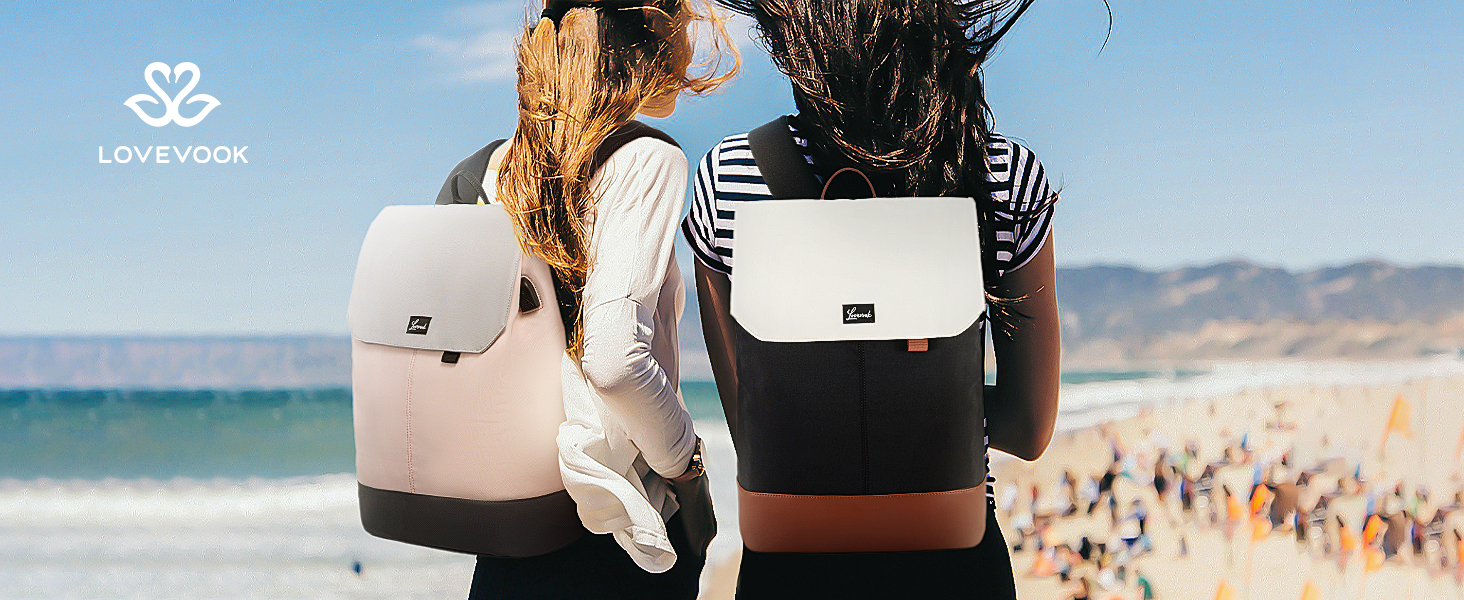 Шкільний рюкзак LOVEVOOK для дівчаток-підлітків, водонепроникний, з відділенням для ноутбука 15.6