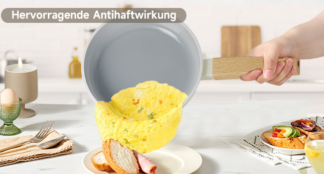 Scheffler Nonstick Fry Pan Set - 20/24/28cm - Compatible with All Cooktops