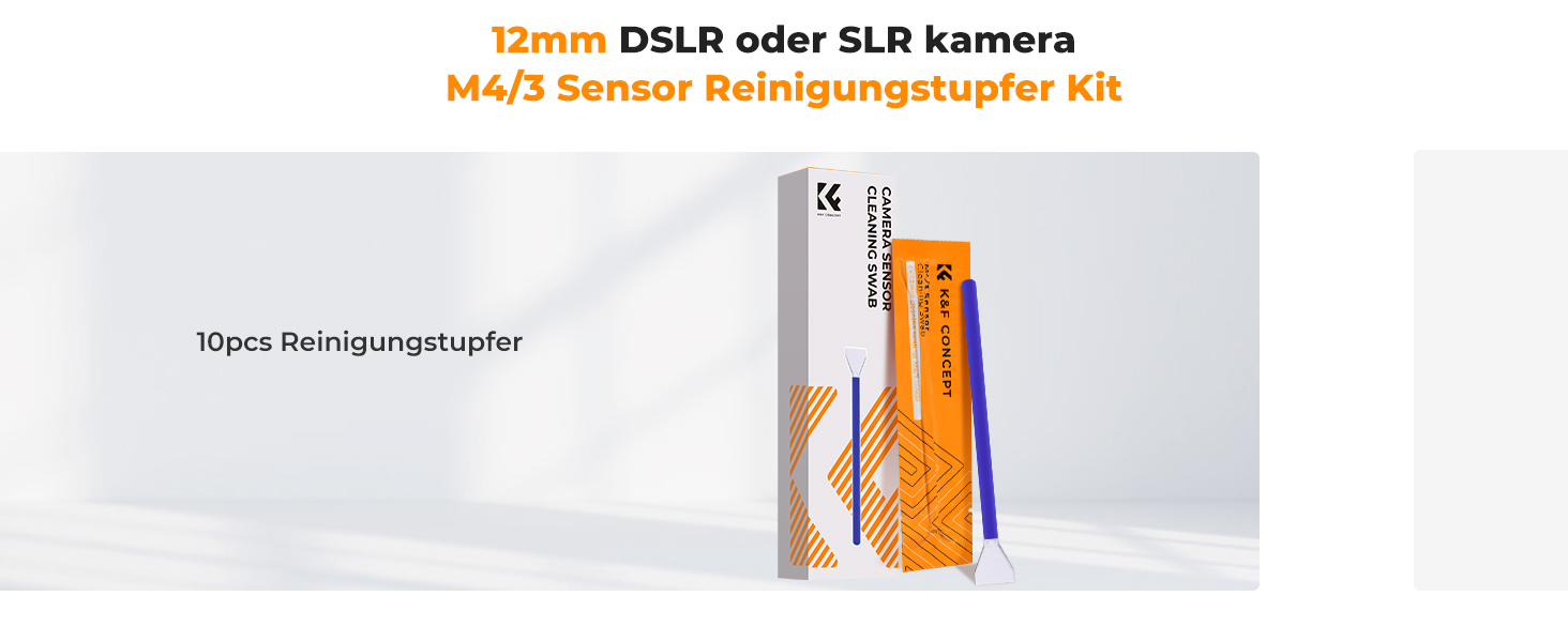 Набір для чищення об'єктивів K&F Concept: для фотоапаратів, об'єктивів, фільтрів та телефонів. З Lenspen, пензликом, мікрофіброю та рідиною для чищення (12 мм, 10 шт.)