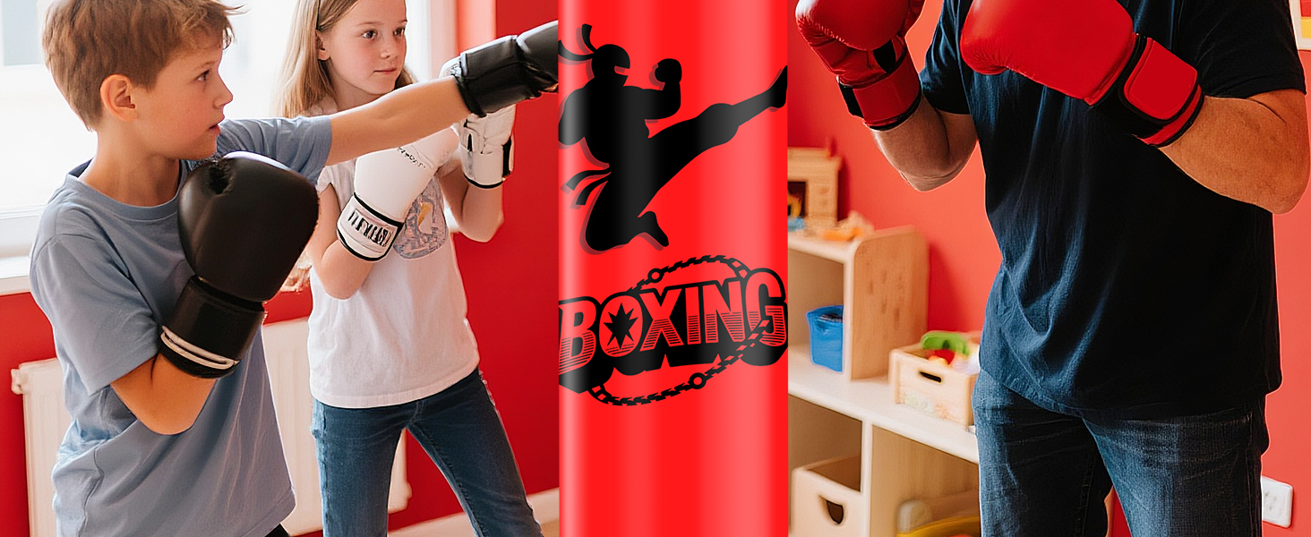 Дитячий боксерський мішок Ninonly Standbox 160см з рукавичками. Міцний PVC, для карате, тхеквондо. Подарунок для дітей 3-12 років