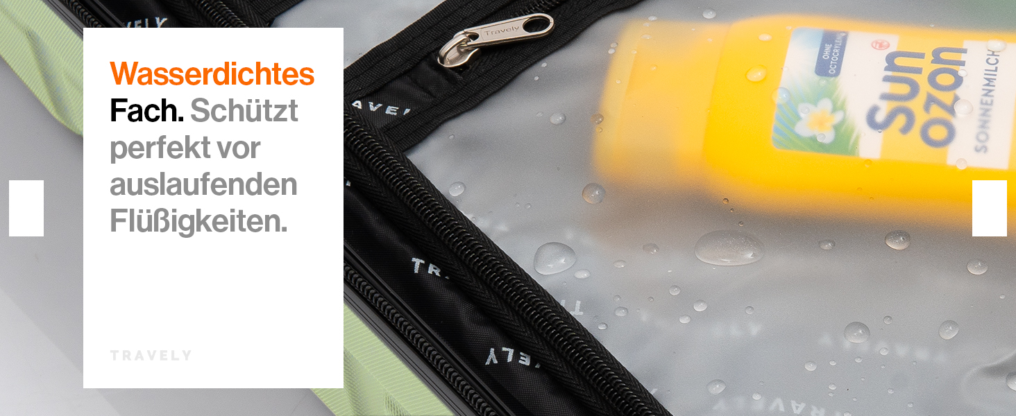 Набір валіз Travely з полікарбонату (77см, 67см, ручна поклажа) з TSA замком та плавними колесами