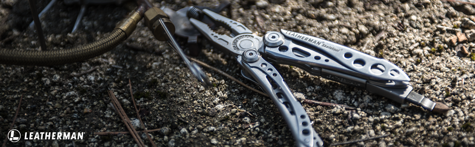 Leatherman Skeletool багатофункціональний інструмент 7 в 1 з нержавіючої сталі, легкий мультитул для дому та подорожей