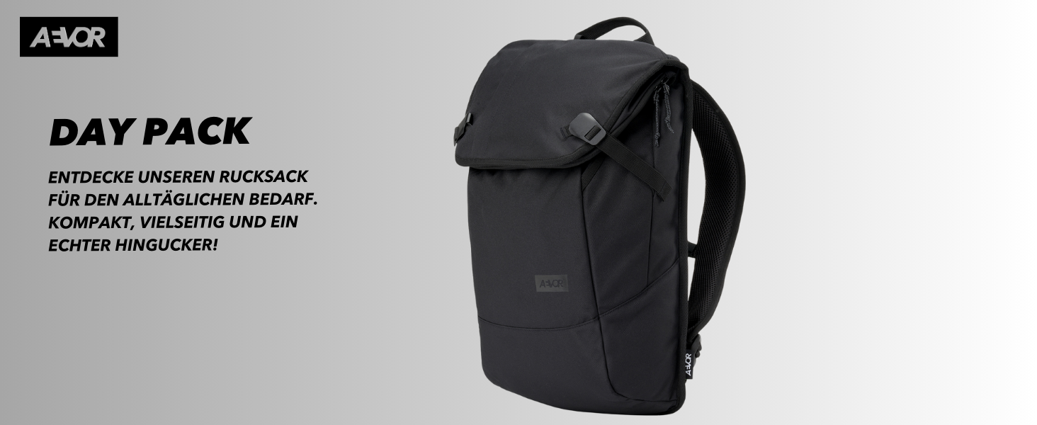 Рюкзак AEVOR Daypack 18 л, водовідштовхувальний, для ноутбука 15'', багато кишень, дихаюча спинка