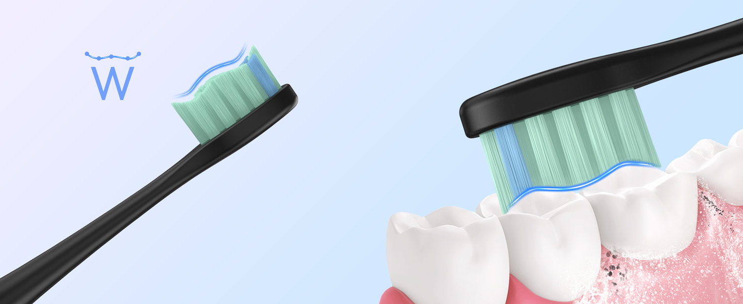 Електрична зубна щітка VOYOR-HEALTH ET410 Black: 5 режимів, для подорожей, USB-зарядка