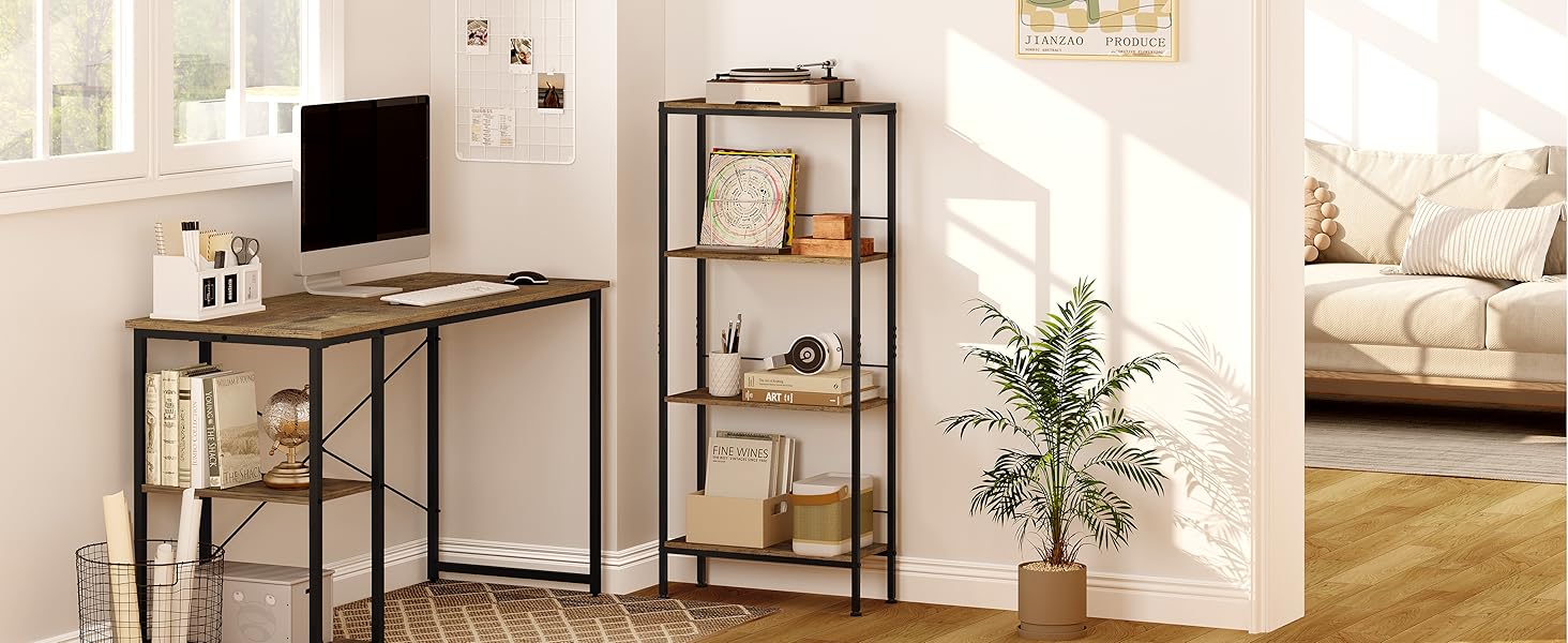 WOLTU 4-Tier Corner Shelf