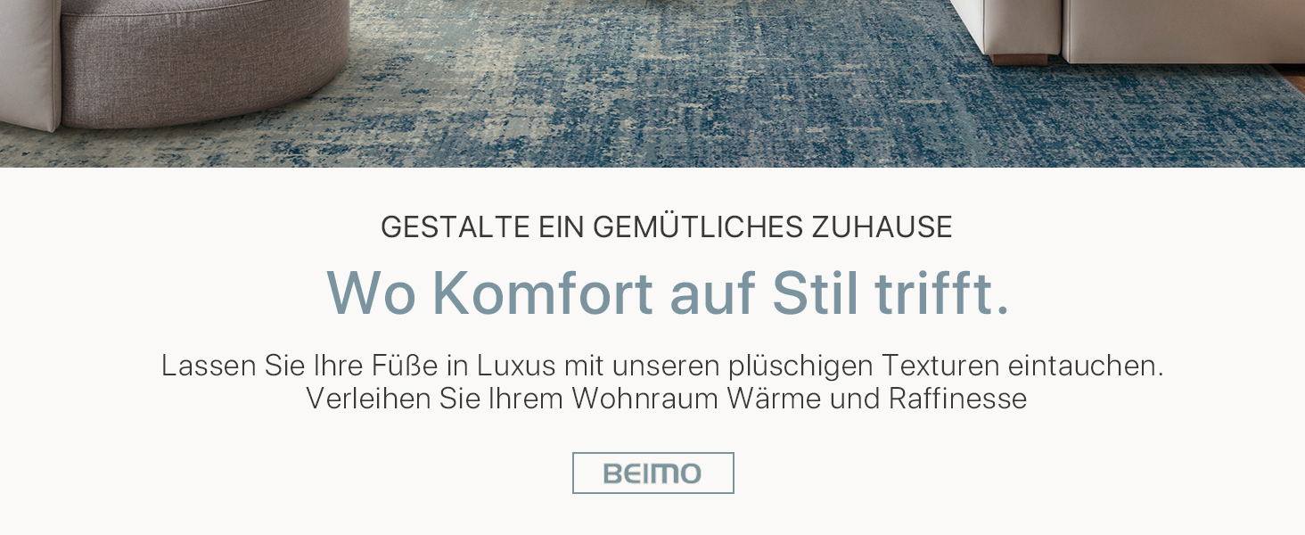 BEIMO Килим для вітальні, абстрактний дизайн, короткий ворс, 120x170 см, блакитний градієнт, для спальні, ванної, їдальні, коридору, антиковзаючі, легко миється