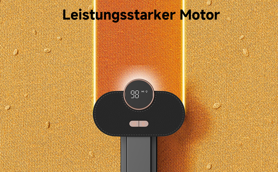 Електричний видальник ворсу для одягу та меблів - 6 лез, 3 режими, LED-дисплей, акумуляторний, чорний