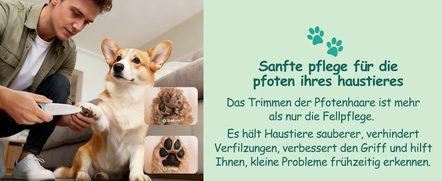 Професійний тример для собак, котів та інших тварин BarberBoss QR-9001 з LED-дисплеєм, безшумний, USB-зарядка, для грумінгу обличчя