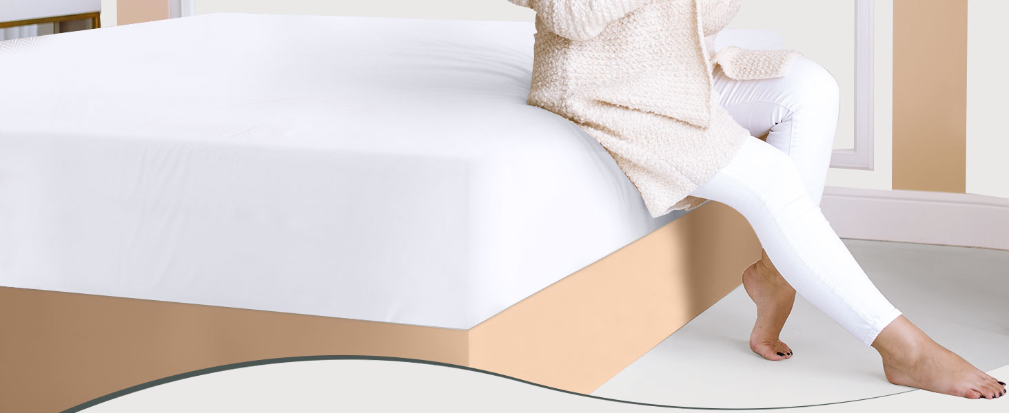 Utopia Bedding - 6-Piece Fitted Sheet Set - 180 x 200 cm - White - Brushed Microfiber Fitted Sheet - 35 cm Deep Pocket