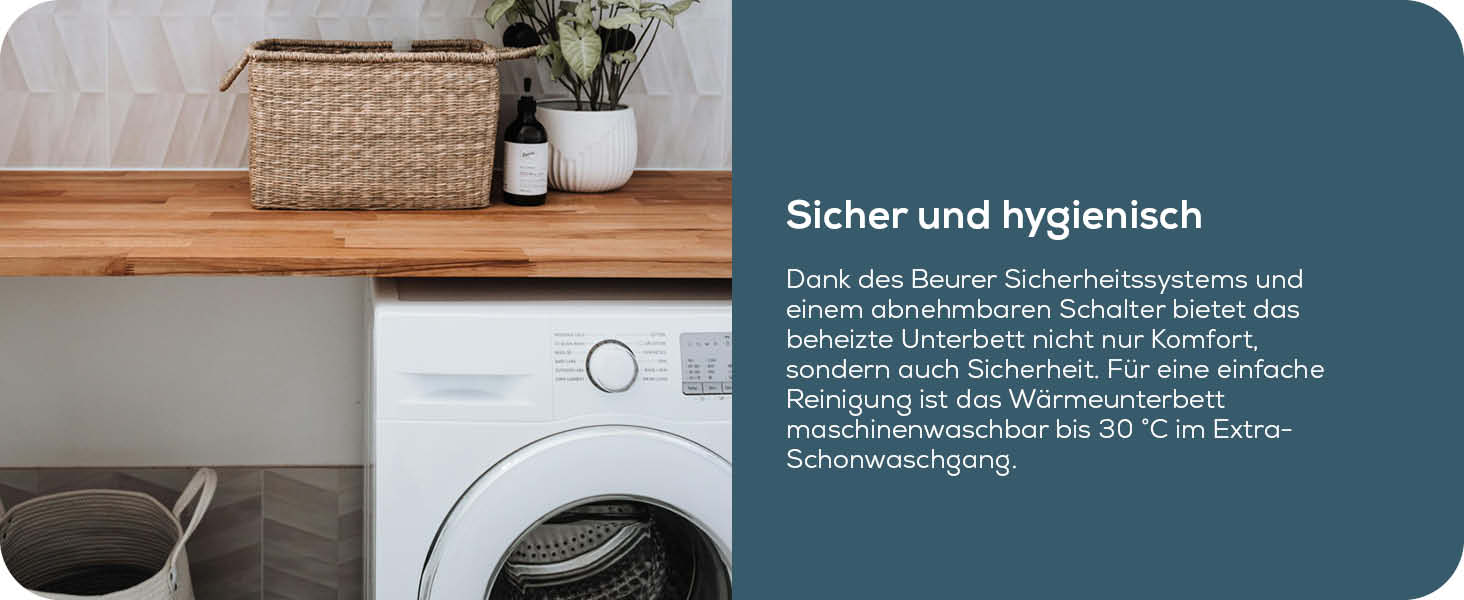 Електричний килимок Beurer TS 17 з м'якого флісу, 150x80 см, 3 температурні режими, антиковзаюча поверхня, знімний перемикач, прання до 30°C, сірий