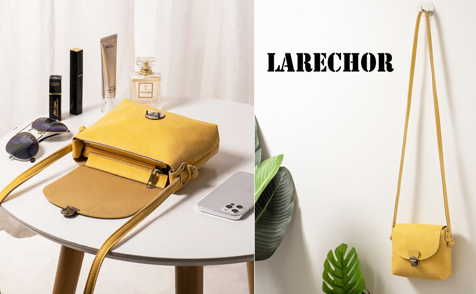 Жовта сумка через плече жіноча Kleine Umhängetasche з замком, екошкіра, компактна кросбоді для дівчаток та жінок