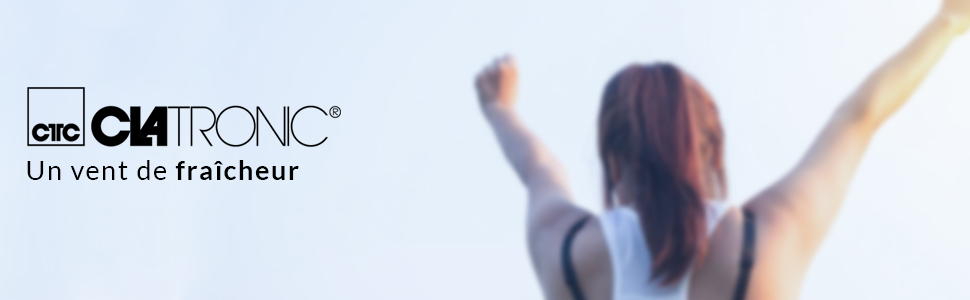 Вентилятор Clatronic® з функцією гойдання | Тихий вентилятор 3 швидкості | Діаметр 30 см | Настільний вентилятор 40W | VL 3602 (Білий)