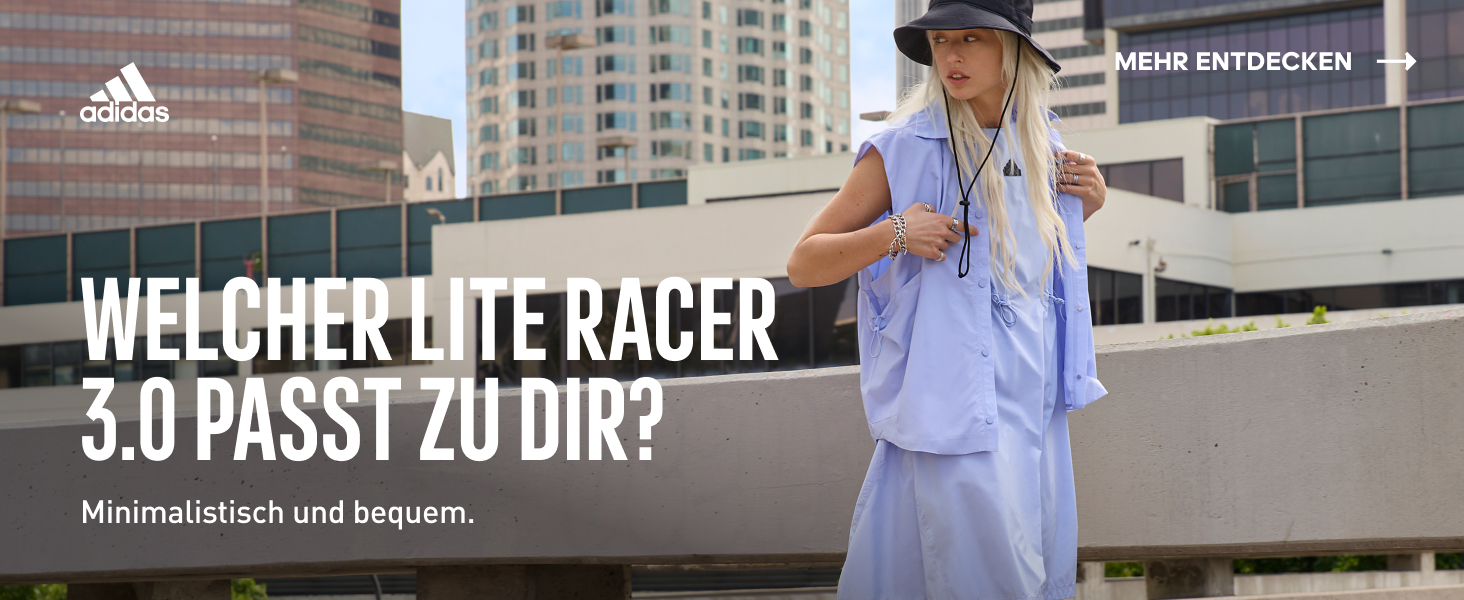 Кросівки Adidas Lite Racer 4.0 чоловічі, 43 1/3 EU, чорний/сірий