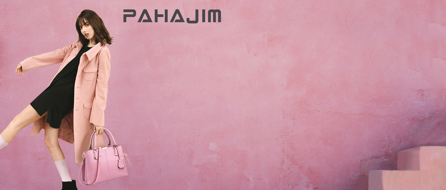 Жіноча шкіряна сумка Pahajim: набір з гаманцем, шопер, хобо, сумка через плече для роботи та покупок, коричнева