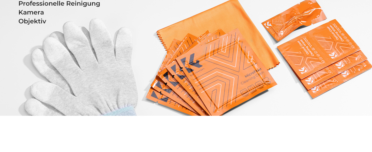 Набір для чищення об'єктивів K&F Concept 15-в-1 (з рідиною) - для фотографів