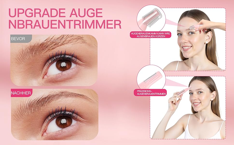 Триммер для видалення волосся з носа, вух та брів 3-в-1, водонепроникний, USB, з чохлом