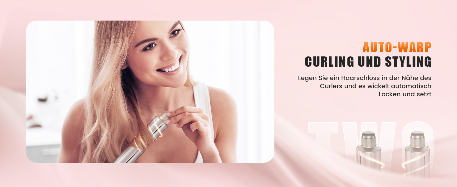 Airstyler 8-в-1: комплект для укладки та сушки волосся з автоматичною завивкою, щіткою, концентратором, дифузором, швидка сушка, без пошкодження волосся, золото