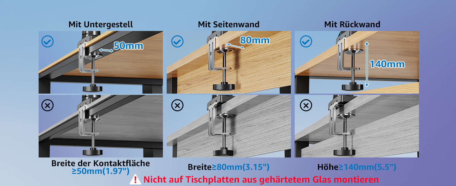 Тримач для монітора ELIVED EV6012W для 2 моніторів (13-32 дюйми), чорний, VESA 75/100mm, газ-амортизатор, регульований