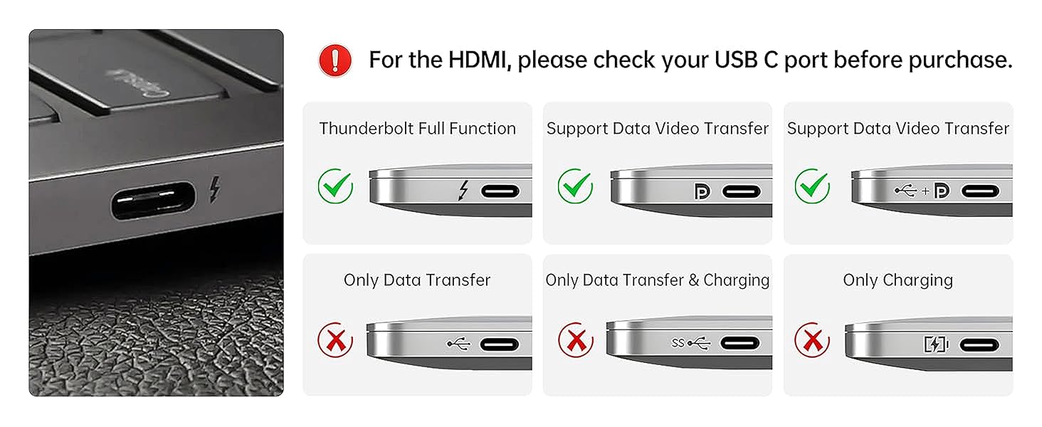 Підставка для ноутбука BENFEI 7-в-1 з USB-C док-станцією – HDMI (4K@60Hz), SD/Micro SD, 100W Power Delivery, 10Gbps (USB-C & USB 3.2) – для MacBook Pro/Air, iPad Pro, XPS, ThinkPad