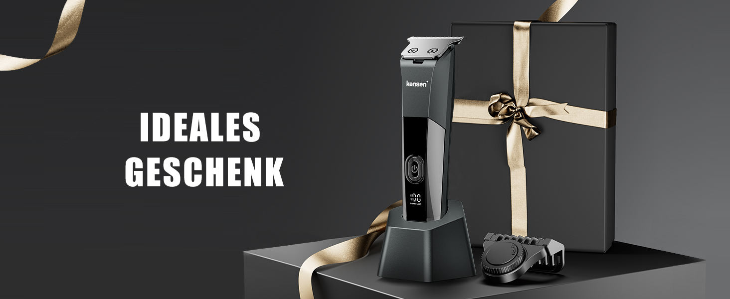 Мультитриммер для тіла чоловічий Intimrasierer Mann - Водонепроникний тілотриммер для чоловіків з насадками для ніг, пахв та зони бікіні. Чорний