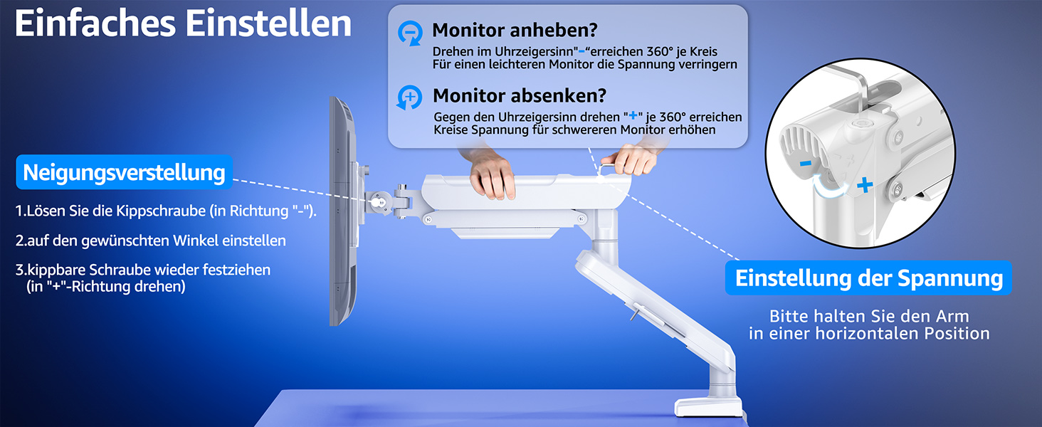 Кріплення для монітора ELIVED EV6011W: регульована підставка для моніторів 13-32
