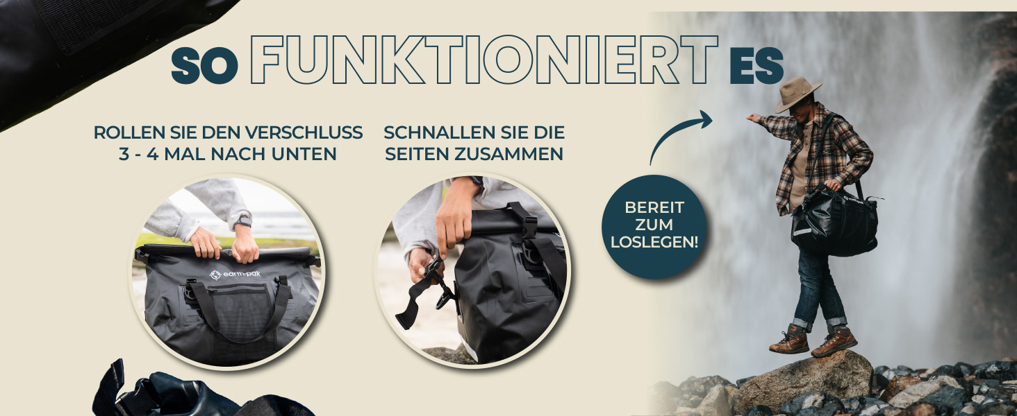 Водонепроникна дорожня сумка Duffel 50/70 л — ідеальна для подорожей, спорту, експедицій, вітрильного спорту, преміум-якість