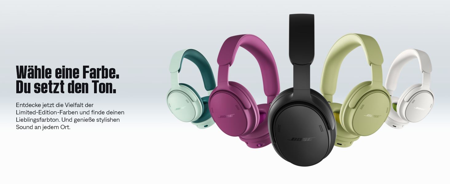 Бездротові навушники Bose QuietComfort (2-ге покоління) з активним шумозаглушенням, мікрофоном та 360-градусним звуком, USB-C, до 24 год роботи, колір Tautropfen-Minze