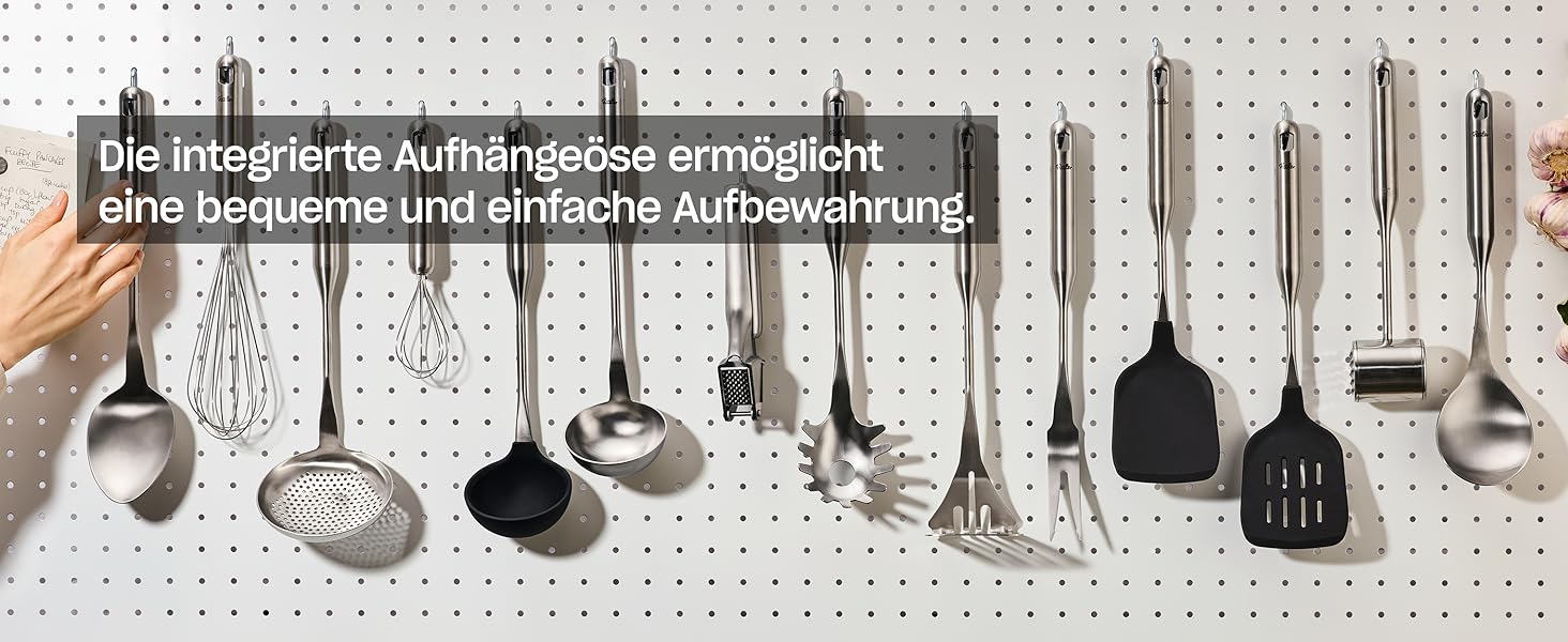 Віночок кухонний Fissler Essential Edelstahl 21 см для збивання, нержавіюча сталь, з петелькою для підвішування, можна мити в посудомийній машині