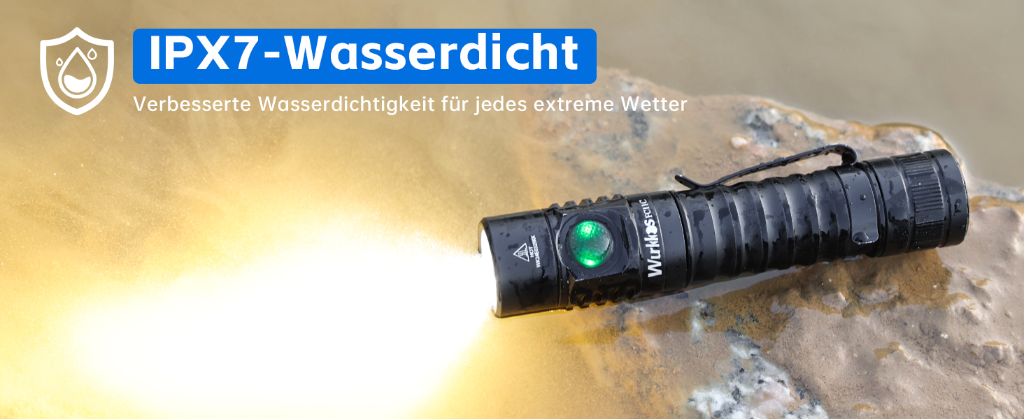 Ліхтар LED Wurkkos FC11-C, 1200 Люмен, USB-C, перезаряджається, 90 CRI, 5000K, магнітний, з акумулятором