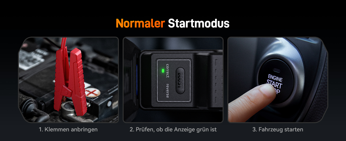 WOLFBOX 4000A Пускозарядний пристрій з компресором 160PSI, 12V, 65W, 88.8Wh, для бензинових/дизельних двигунів 10L, LED-ліхтар, кабелі, 4000A