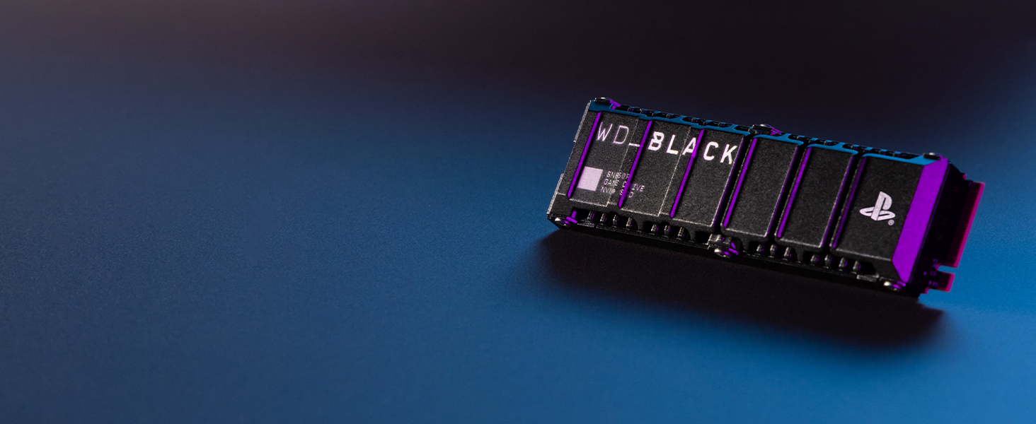 WD_BLACK SN850P 1TB NVMe SSD для PS5: Швидкий накопичувач для ігор з PCIe Gen4 та охолодженням