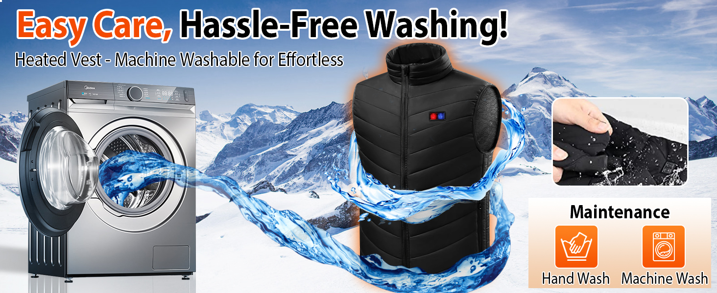 Електрична гріюча жилетка з акумулятором 27000mAh 7.4V, 17 зон нагріву, для чоловіків та жінок, чорна