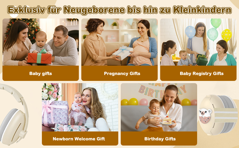 Навушники для захисту слуху дитини Yesay, 0-4 роки, 2-в-1, регульоване кріплення, для сну, подорожей та захисту від шуму