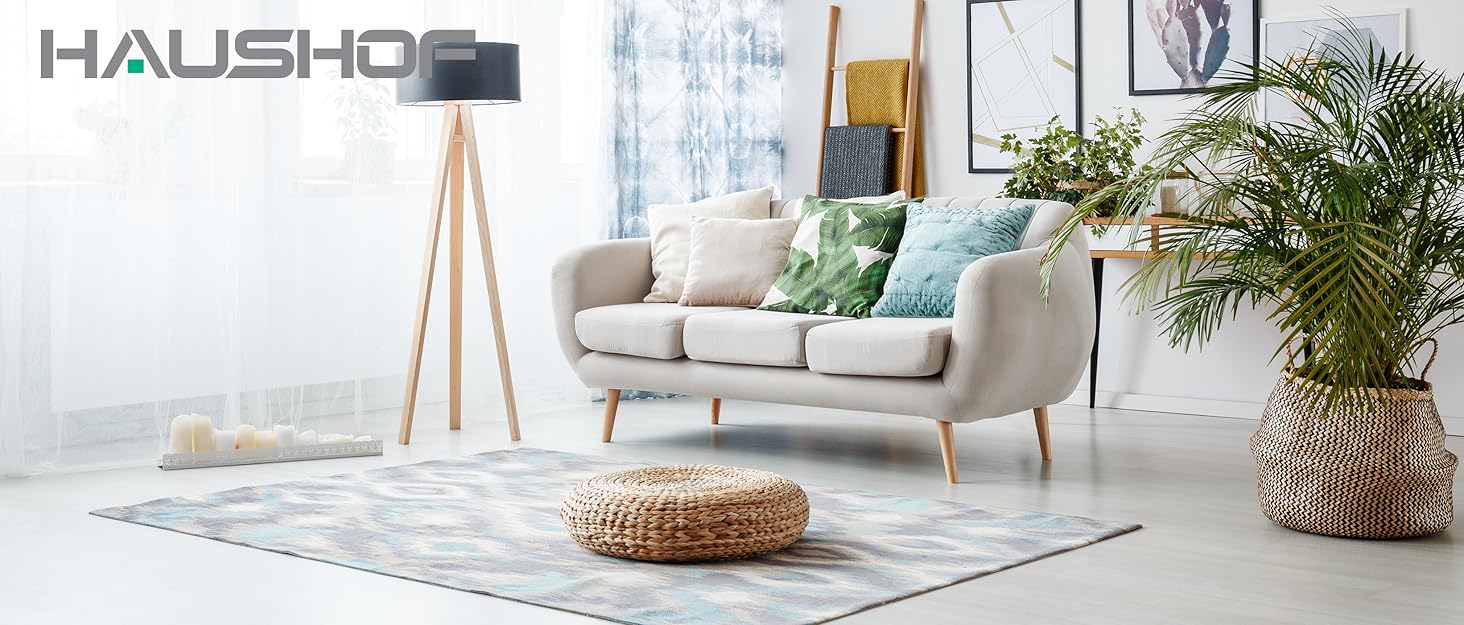 Електричний осушувач повітря HAUSHOF 20л/день, 41дБ, з іонізацією, для приміщень до 30м², 4.5л бак, LED дисплей, 3 режими, портативний