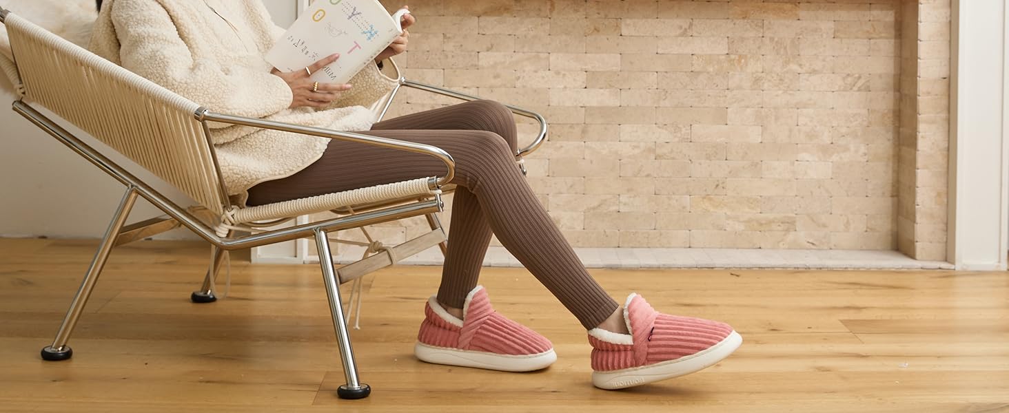 Тапочки домашні Donpapa для жінок та чоловіків, зимові, теплі, з плюшем та кордурою, закриті, з пам'яттю, антиковзаючі, для дому та вулиці, 38/39 EU, хакі