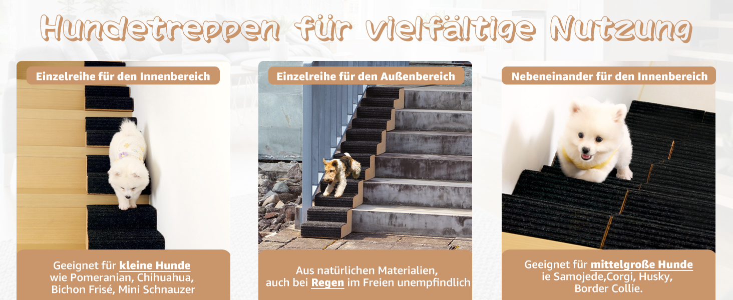 Сходинка для собак SMONTER: екологічна пандус для домашніх улюбленців, сірий, 1 шт.