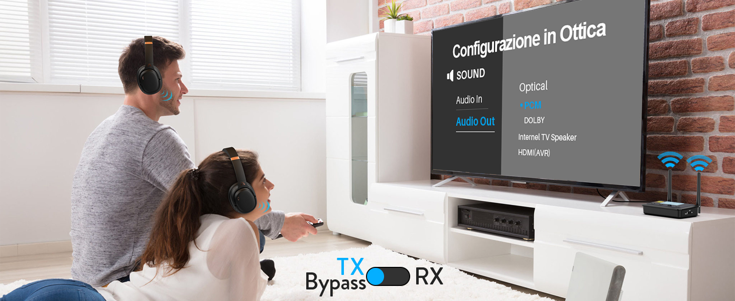 HiFi Bluetooth адаптер 1Mii B03Pro+ (Трансмітер та Ресивер) з підтримкою LDAC для телевізора та стереосистем
