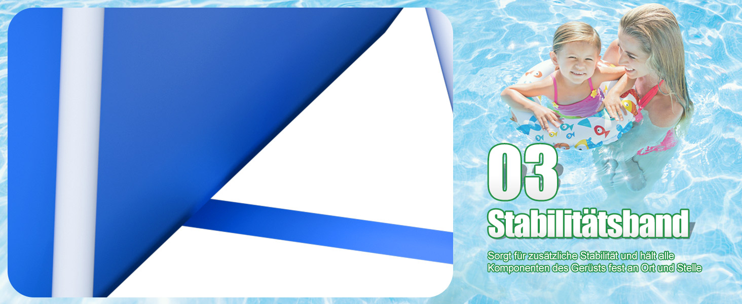 Басейн сталевий каркасний 110x110x35 см, блакитний - для саду та відпочинку