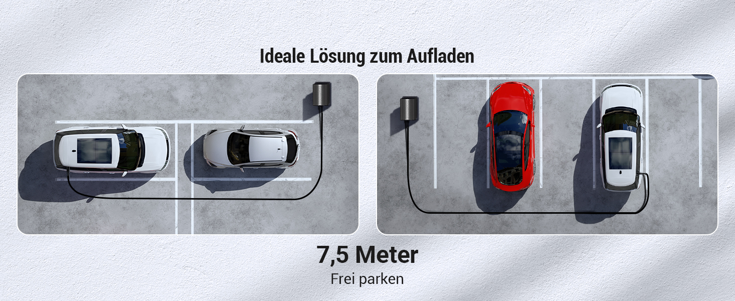 Кабель для зарядки електромобіля Tera EV Typ 2 22kW 32A 7.5м 3-фазний Mennekes IP55