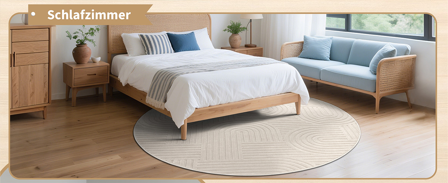 Килим для вітальні 160x230 см, великий пухнастий з коротким ворсом, миючий, сучасний, з 3D ефектом, нековзний, для їдальні, кухні, спальні, бежевий