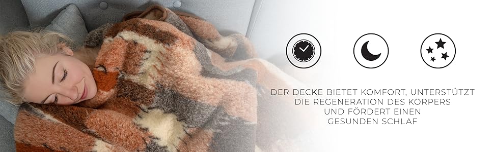 Плед з мериносової вовни, 240x200 см - теплий та м'який плед з 100% мериносової вовни, в клітинку, вага 500г/м2, дихаючий матеріал