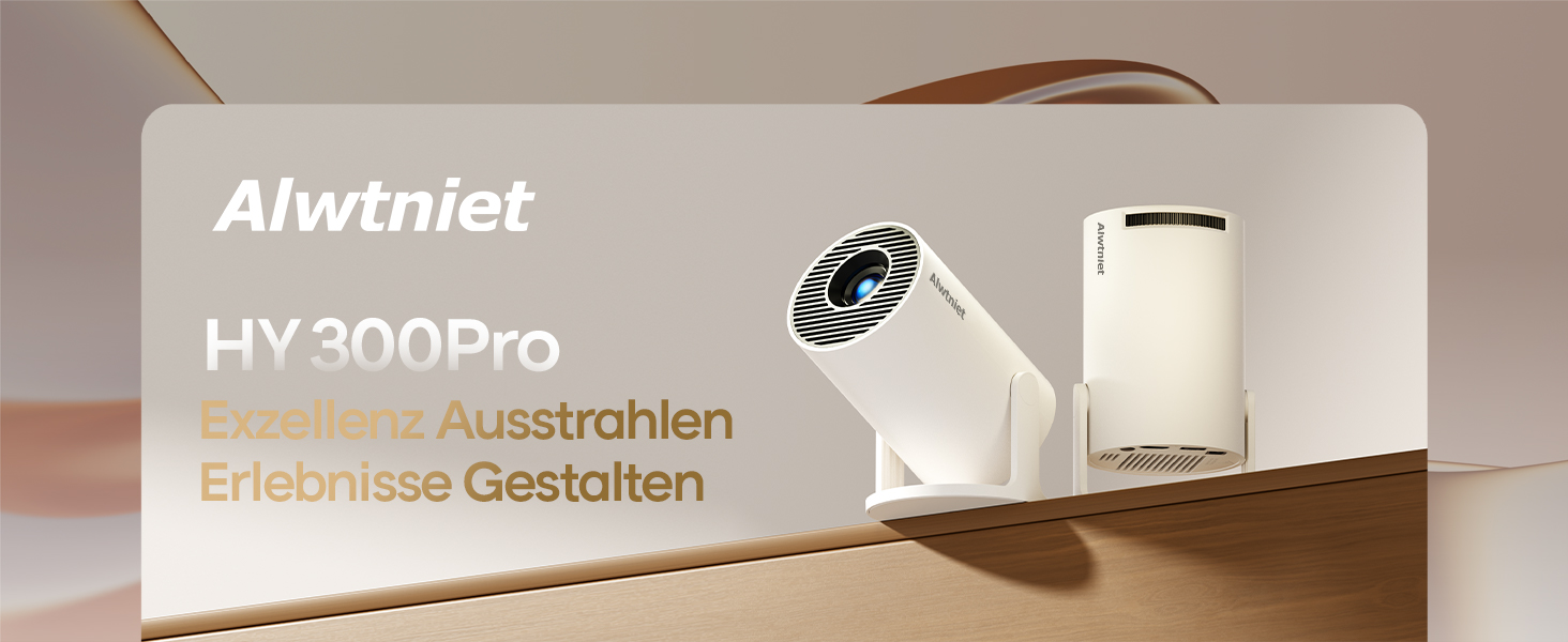 Портативний проєктор 4K/1080p з Android 11.0, WiFi 6, Bluetooth 5.0, 200 ANSI, автоматичне вирівнювання, ручний фокус