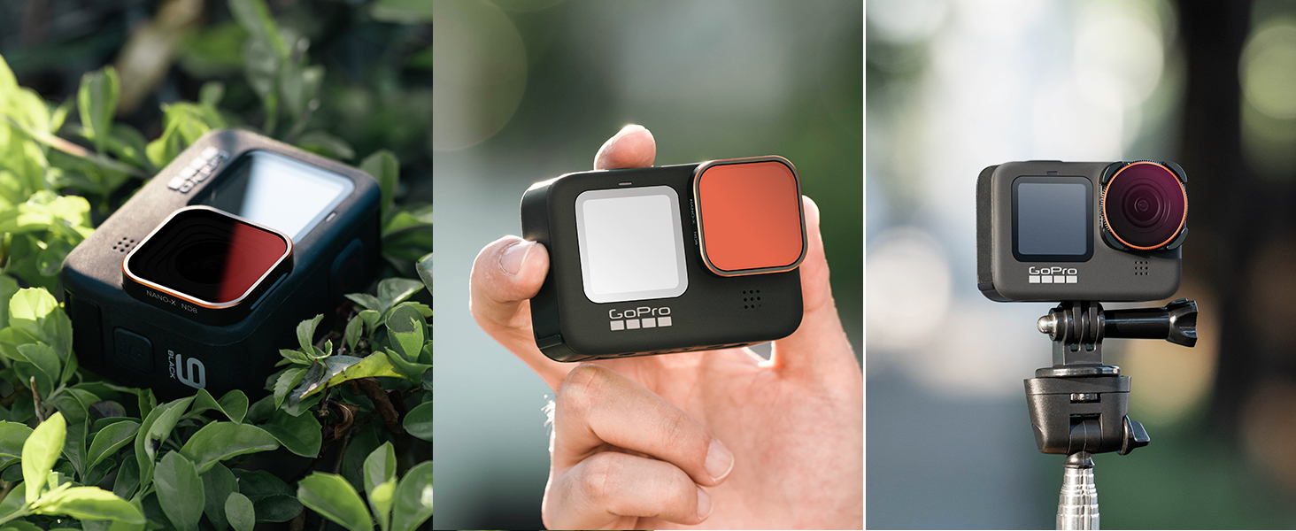 Набір фільтрів K&F Concept ND/CPL для GoPro Hero 13/12/11/10/9 Black (6 шт.)