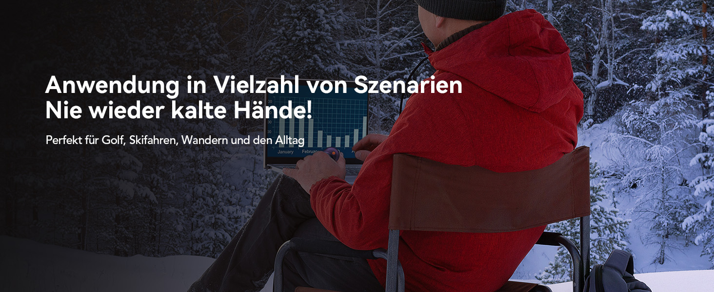 Електричні грілки для рук 2 шт. з акумулятором 2000mAh, зарядний пристрій 10000mAh, 5 режимів нагріву, USB, до 24 годин, для дітей, чоловіків, жінок, фіолетовий, компактний