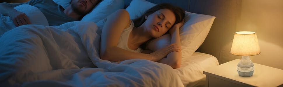 Бездротова керамічна настільна лампа з таймером, димером, лляним абажуром, пультом дистанційного керування, акумуляторна, в стилі Mid Century Modern