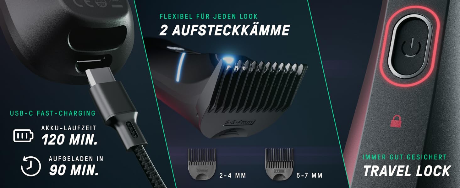 Тілогрумер 2.0: чоловічий триммер для тіла з безпечною клинком, 120 хв роботи, водонепроникний, LED-підсвітка, режим Beast, з Німеччини