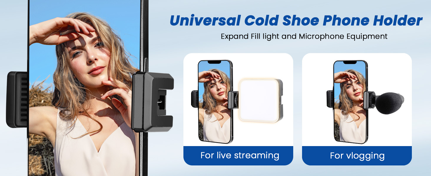 Штатив Victiv 162 см: розширюваний штатив з пультом для iPhone/Samsung/Huawei, для смартфонів та легких камер, 3-х стороння головка