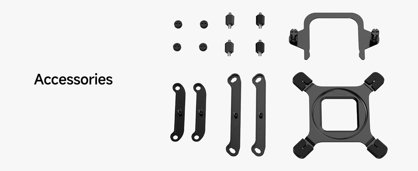 Iota L36 BK AIO: Рідинне охолодження ПК з цифровим дисплеєм, 360мм, для AMD AM4/AM5 та Intel LGA 115X/1200/1700/1851